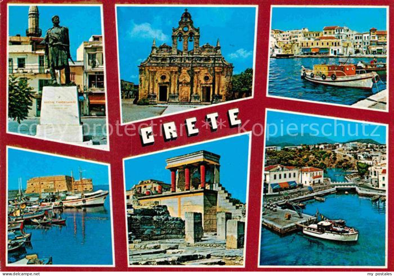72849221 Kreta Crete Hafen Kirche Insel Kreta - Grèce