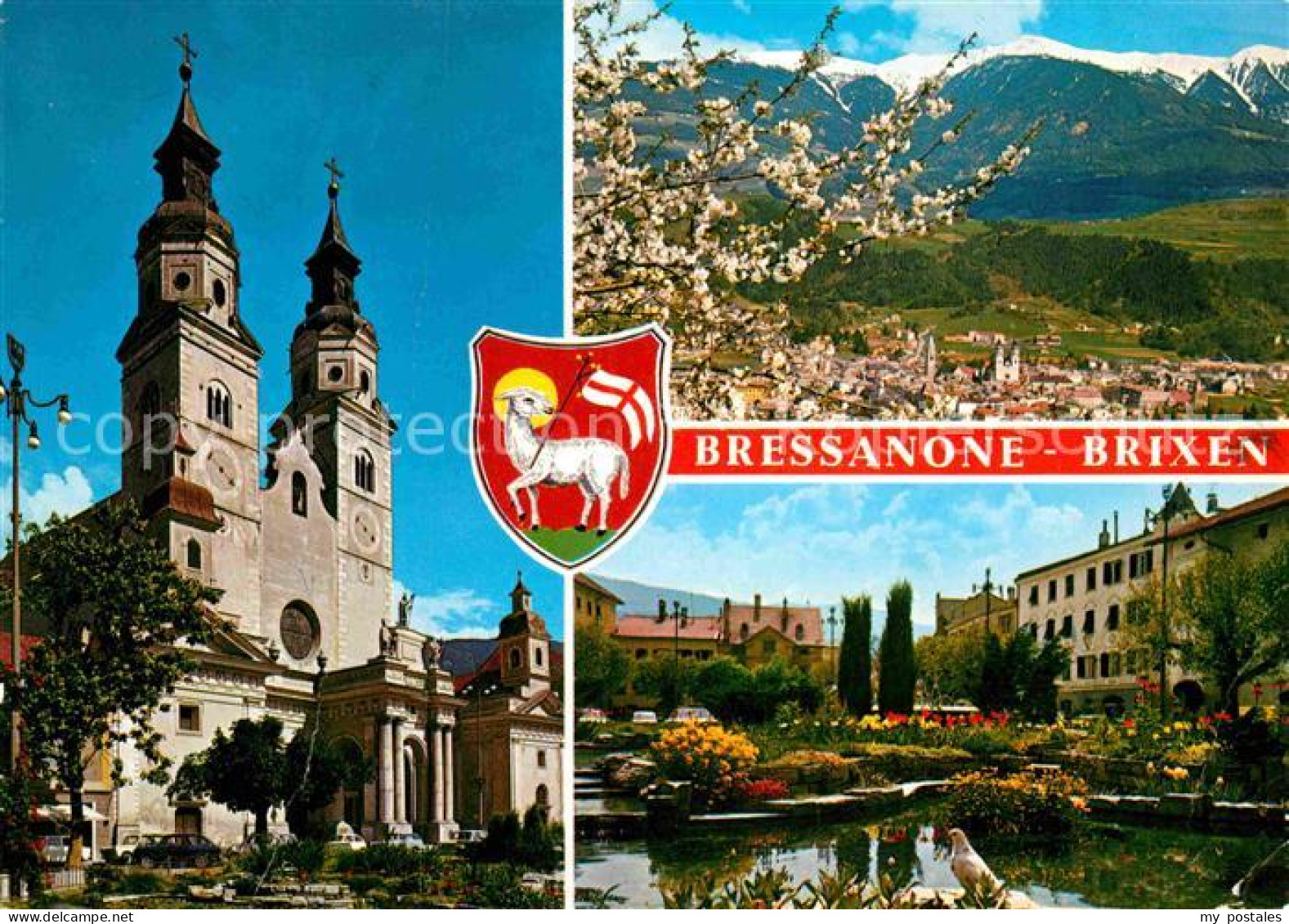 72849205 Brixen Suedtirol Wappen Kirche Park Bressanone - Other & Unclassified