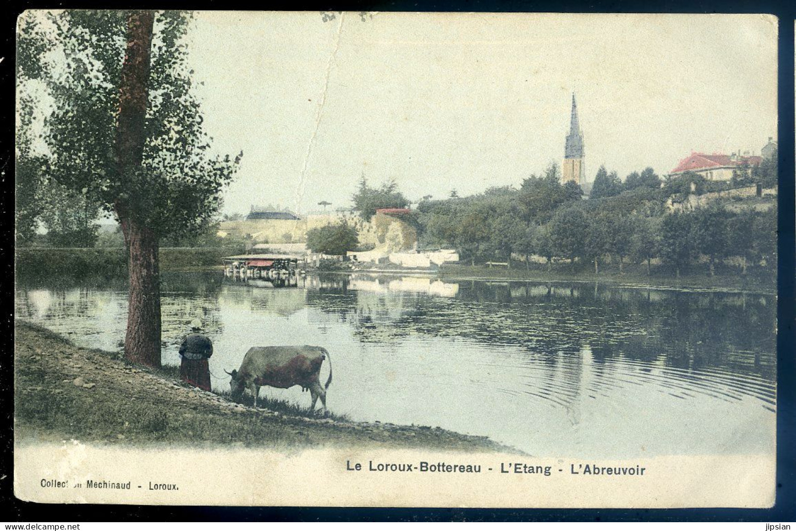 Cpa Du 44 Le Loroux Bottereau - L' étang , L' Abreuvoir      MAI24-09 - Autres & Non Classés