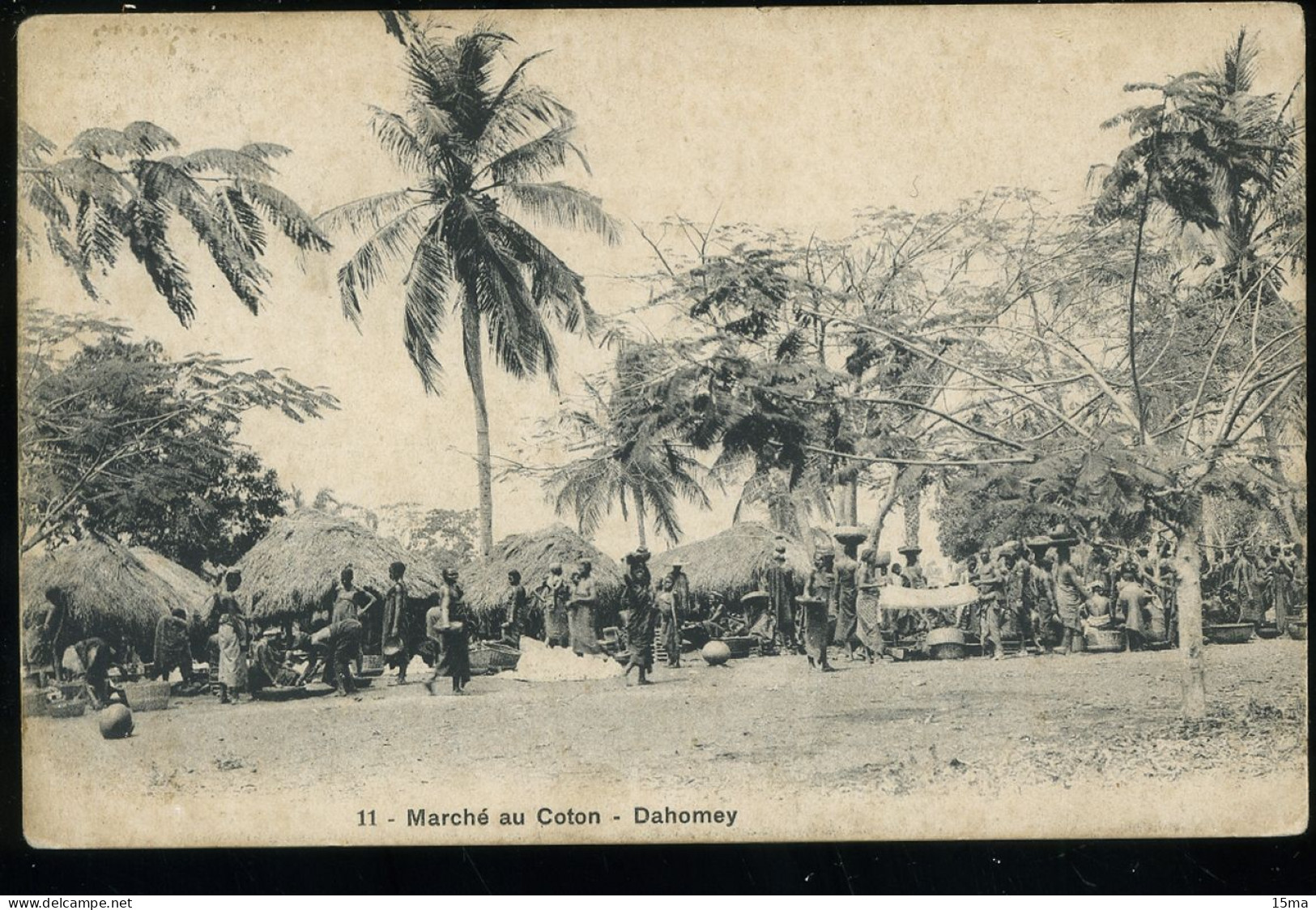 Dahomey Marché Au Coton 1906 Timbre Du Dahomey - Other & Unclassified