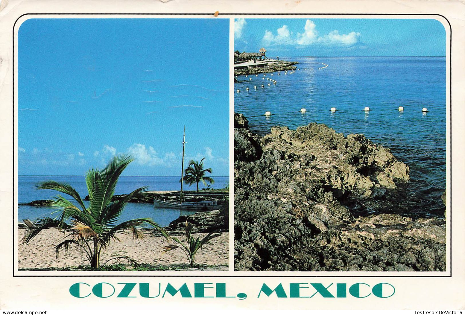 MEXIQUE - Cozumel Mexico - Astral Graphics - Multi-vues - Vue Sur La Plage - La Plage - Carte Postale - Messico