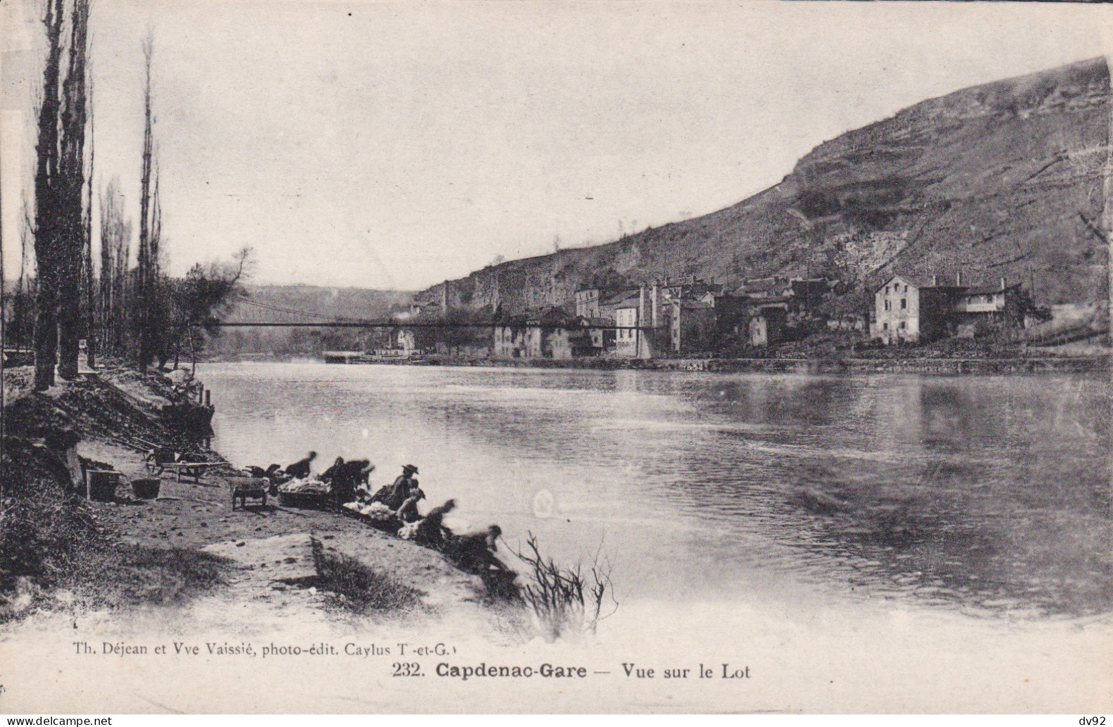 AVEYRON CAPDENAC GARE VUE SUR LE LOT (LAVANDIERES) - Autres & Non Classés