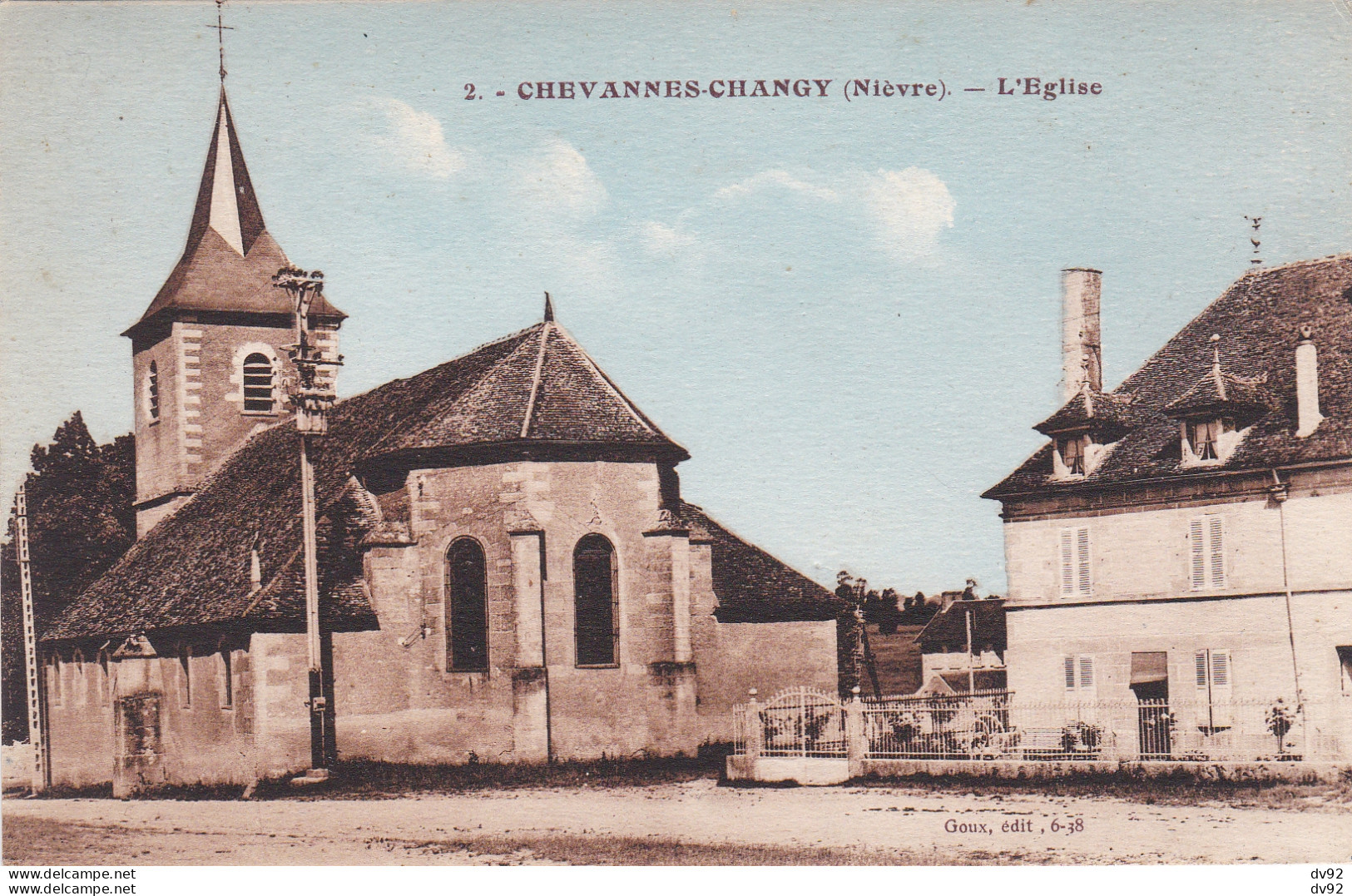 NIEVRE CHEVANNES CHANGY L EGLISE - Andere & Zonder Classificatie