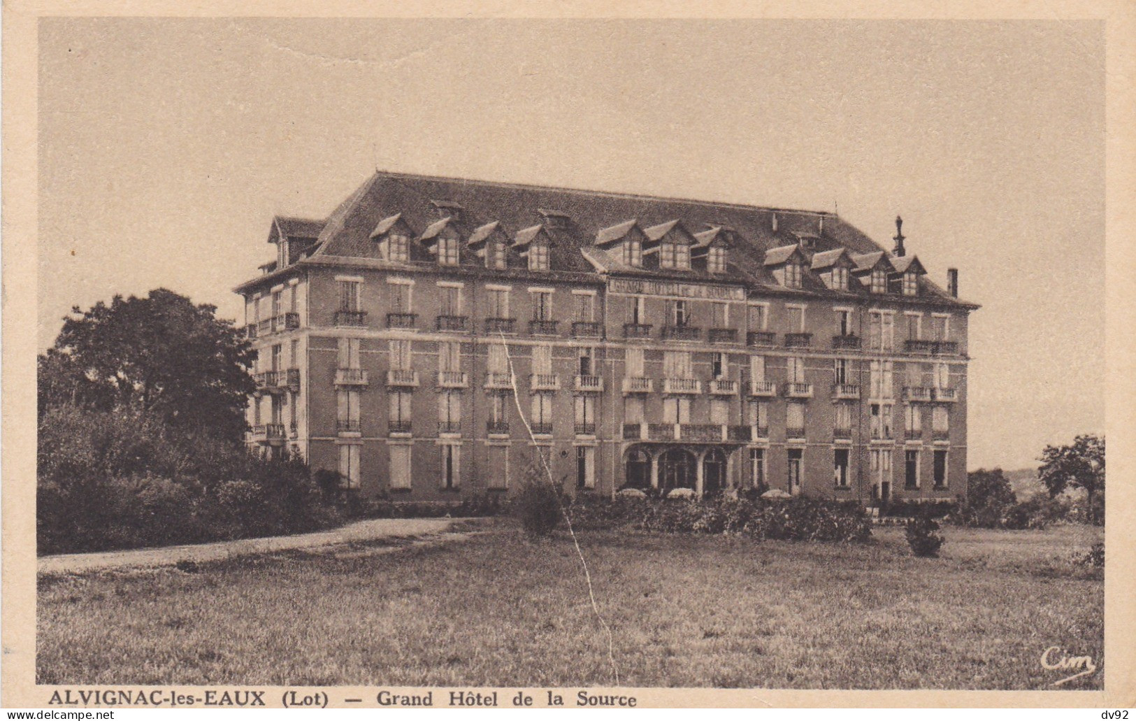 LOT ALVIGNAC LES EAUX GRAND HOTEL DE LA SOURCE - Sonstige & Ohne Zuordnung