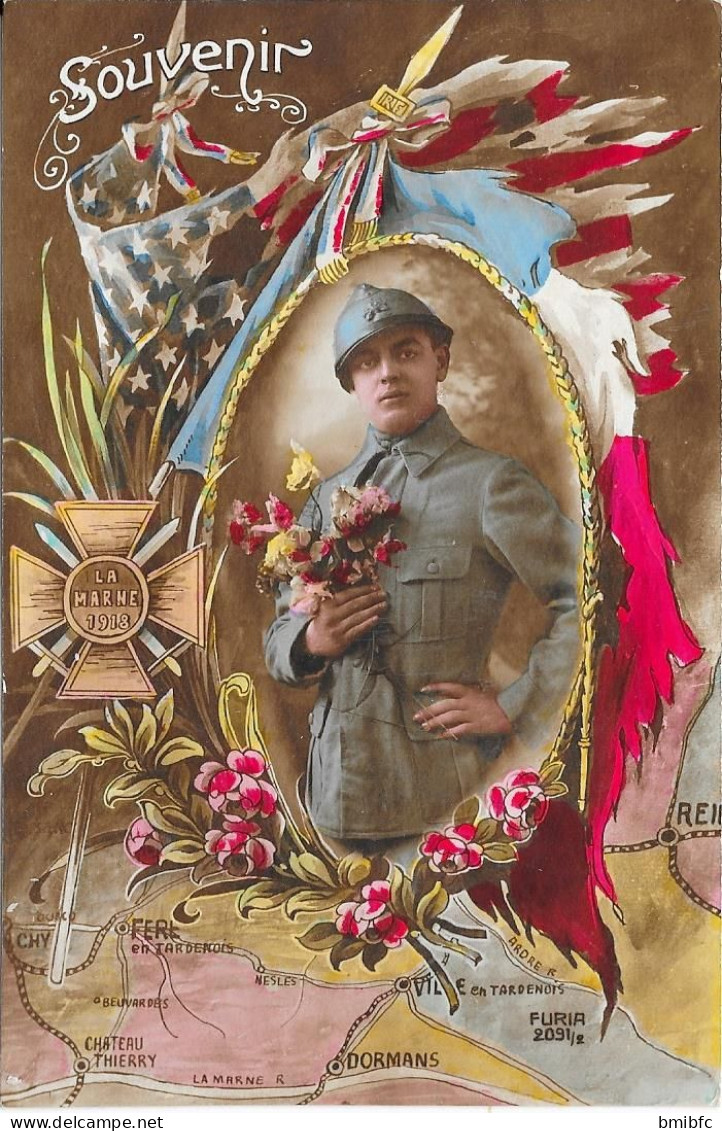 Souvenir - La Marne 1918 - Patriotic