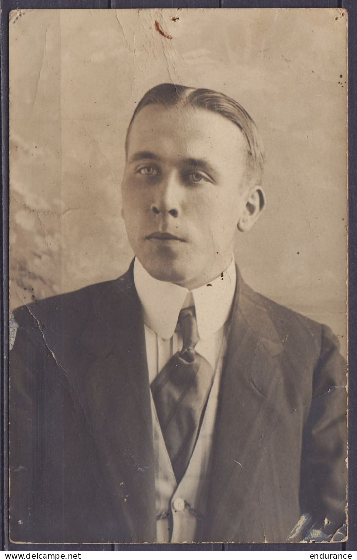 Carte Photo - Jeune Homme Bruxelles - Vers 1900 - Anonymous Persons