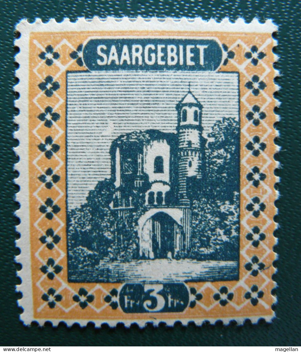 Allemagne - Saargebiet Mi. 96 - Sarre Yv. 99 Neuf * - Ungebraucht