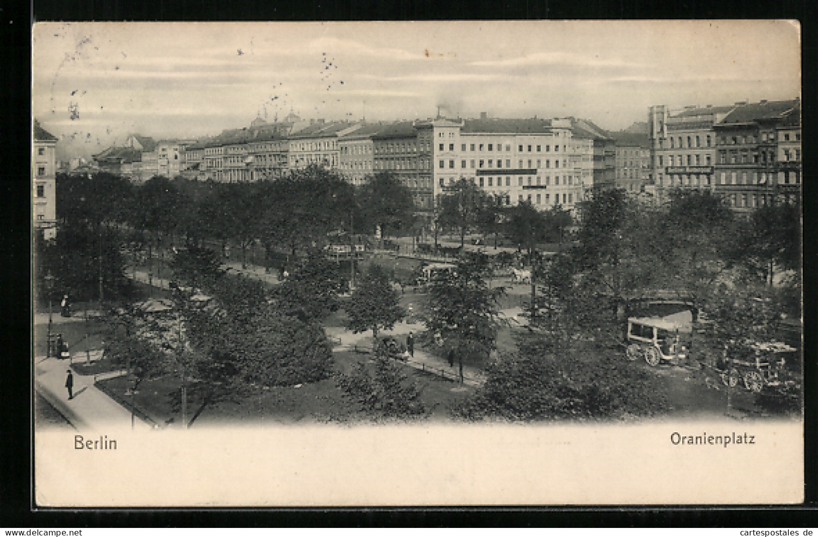 AK Berlin-Kreuzberg, Der Oranienplatz Aus Der Vogelschau  - Kreuzberg