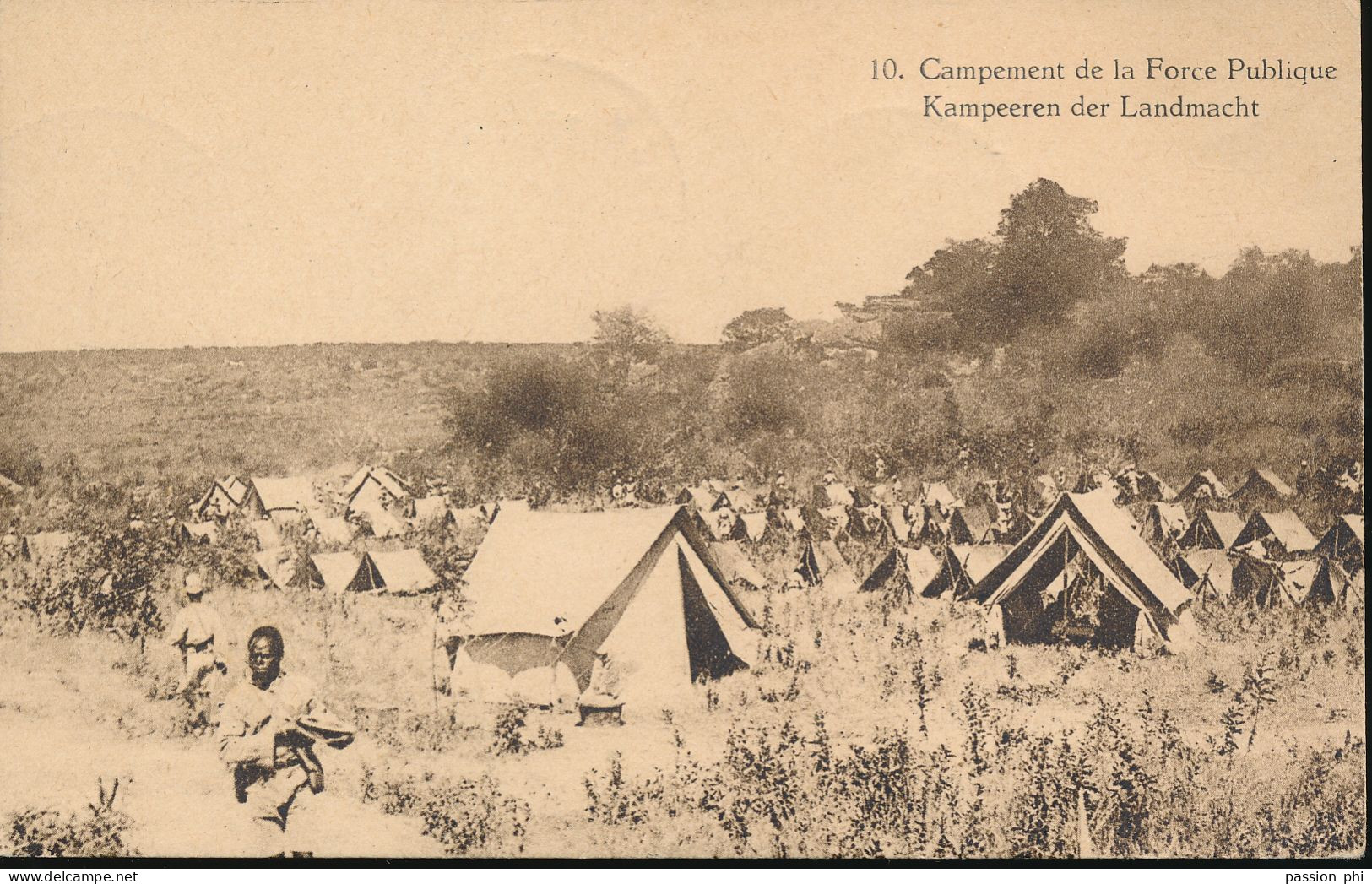 BELGIAN CONGO  PPS SBEP 66 VIEW 10 USED - Entiers Postaux