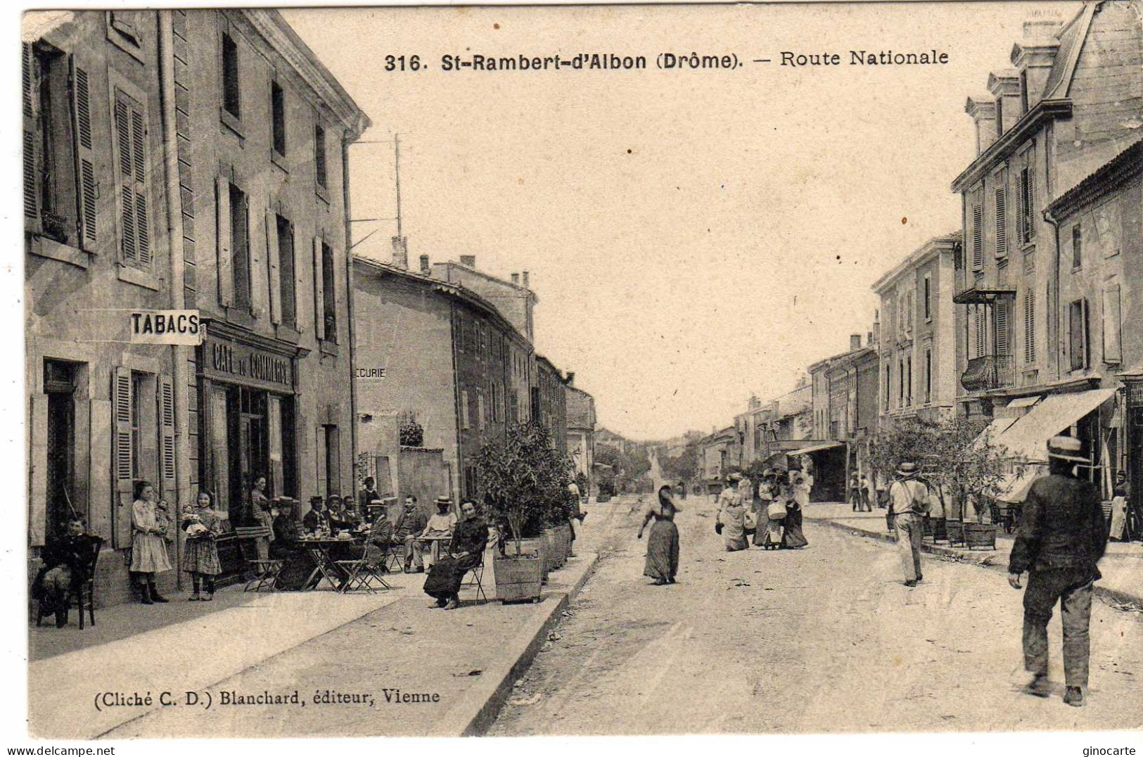 St Saint Rambert D'albon Route Nationale - Sonstige & Ohne Zuordnung