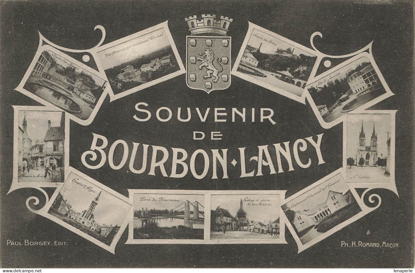 D9197 Souvenir De Bourbon Lancy - Andere & Zonder Classificatie