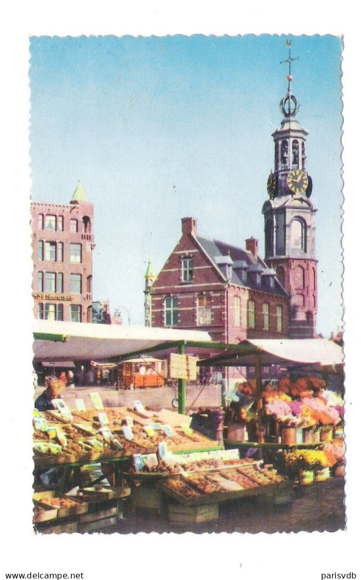 AMSTERDAM -  DE MUNT MET BLOEMENMARKT    (NL 10574) - Amsterdam