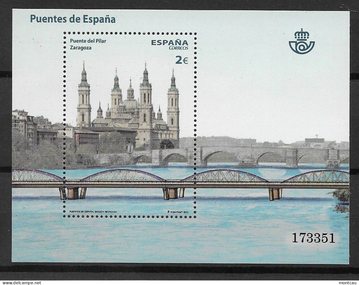 Spain 2013. Puentes. Ed: 4818 Mnh(**) - Nuovi