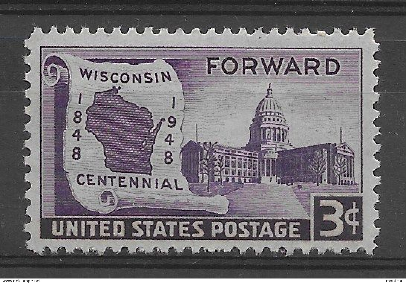 USA 1948.  Wisconsin Sc 957  (**) - Nuovi