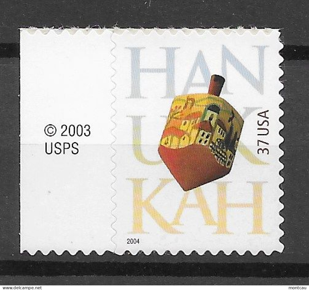 USA 2004.  Hanukkah Sc 3880  (**) - Unused Stamps