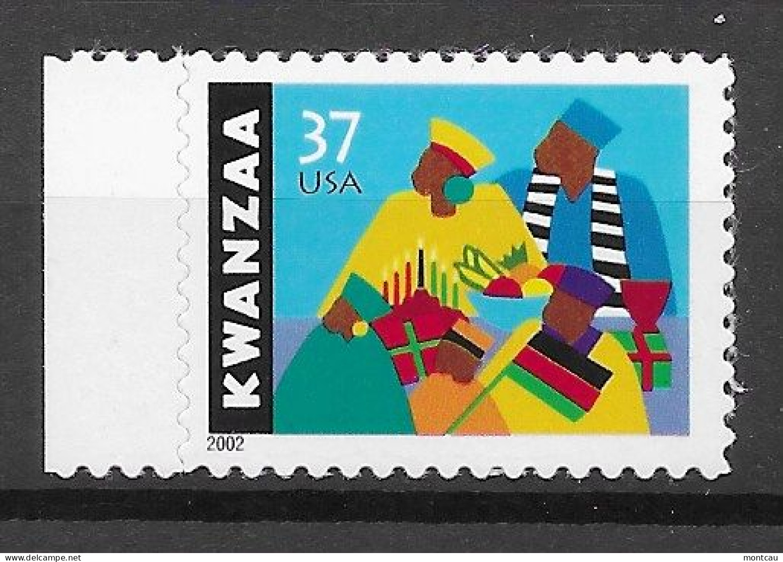 USA 2002.  Kwanzaa Sc 3673  (**) - Unused Stamps