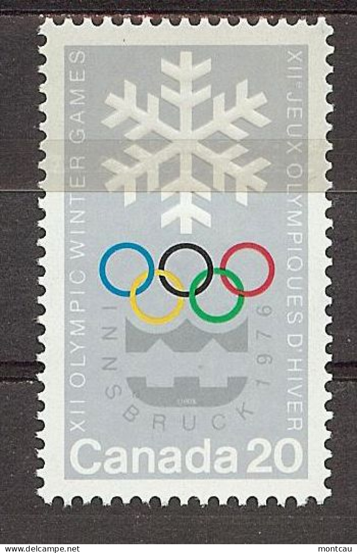 Canada 1976. JJ OO Insbruck . Sc=689 (**) - Unused Stamps