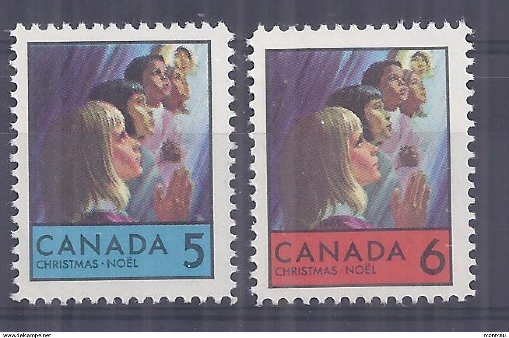 Canada 1969. Navidad . Sc=502-03 (**) - Christmas