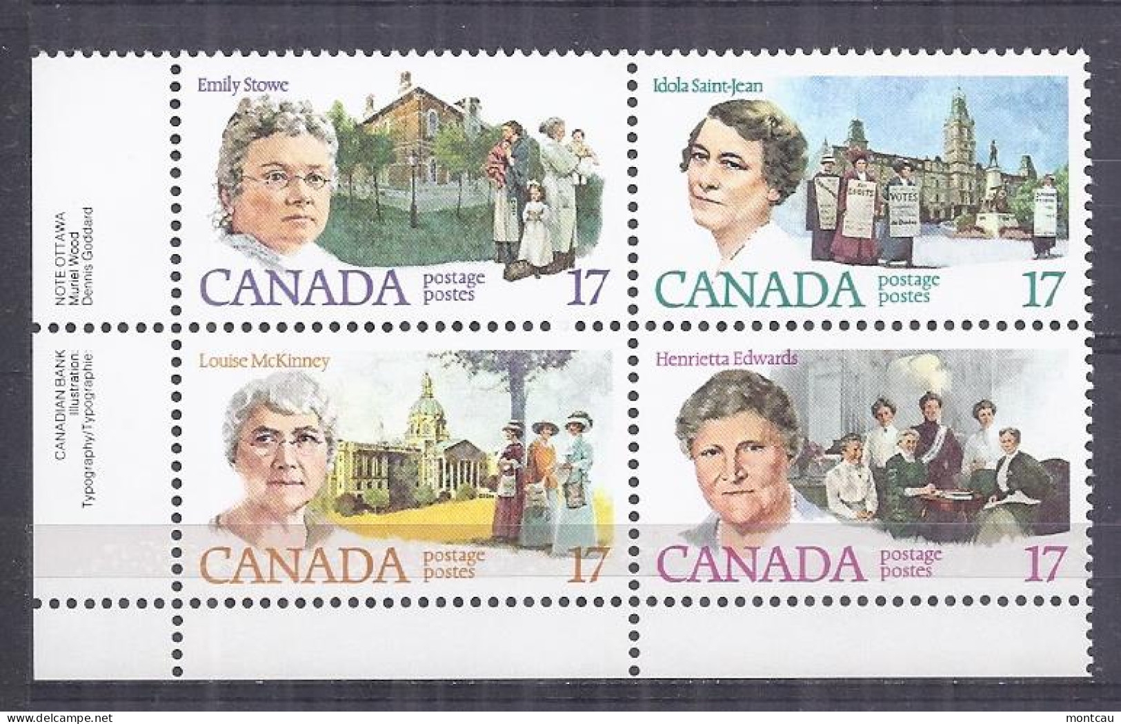 Canada 1981. Personajes . Sc=882a (**) - Unused Stamps