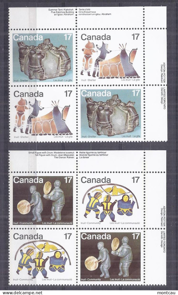 Canada 1979. Los Inuits . Sc=835a-8a (**) - Unused Stamps