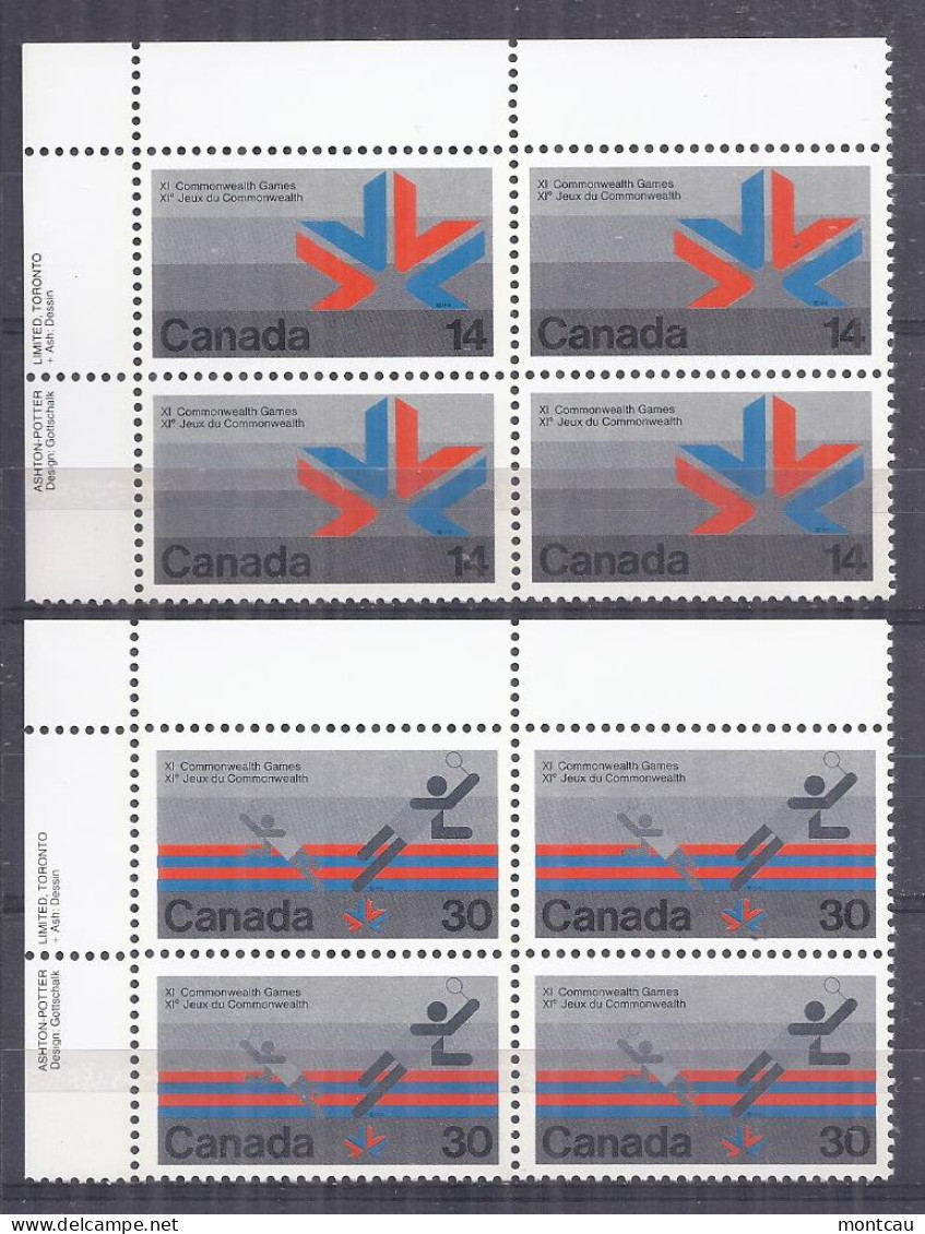 Canada 1978. Juegos Commonwwealth . Sc=757-58 (**) - Unused Stamps