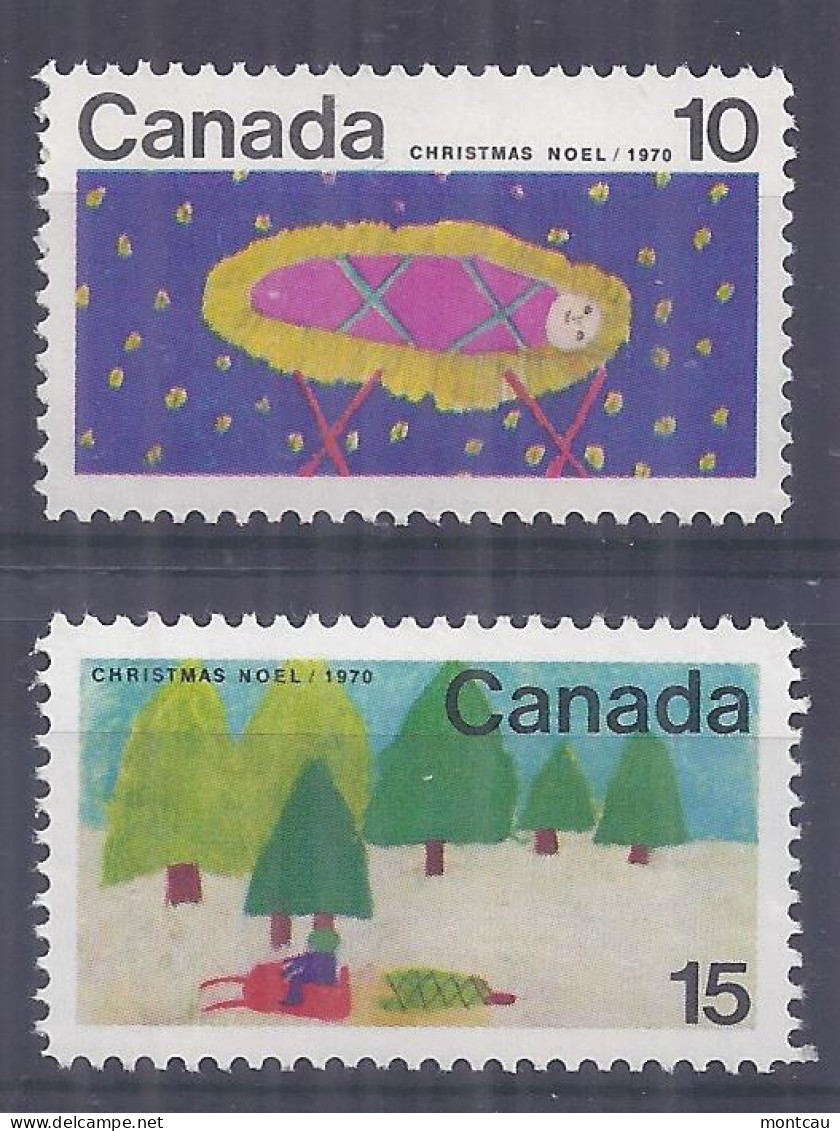 Canada 1970. Navidad . Sc=529-30 (**) - Nuovi