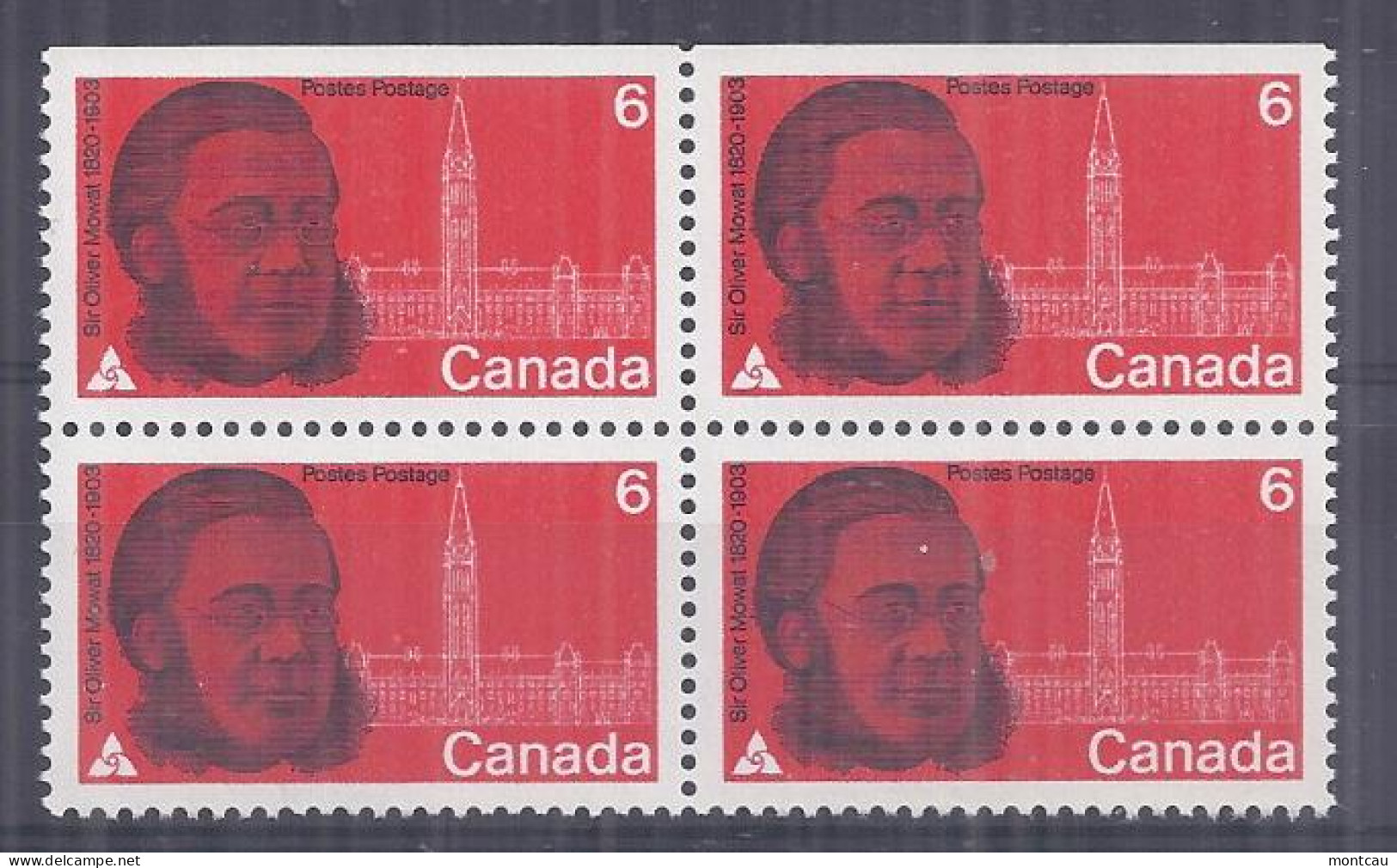 Canada 1970. Oliver Mowat . Sc=517 (**) - Unused Stamps