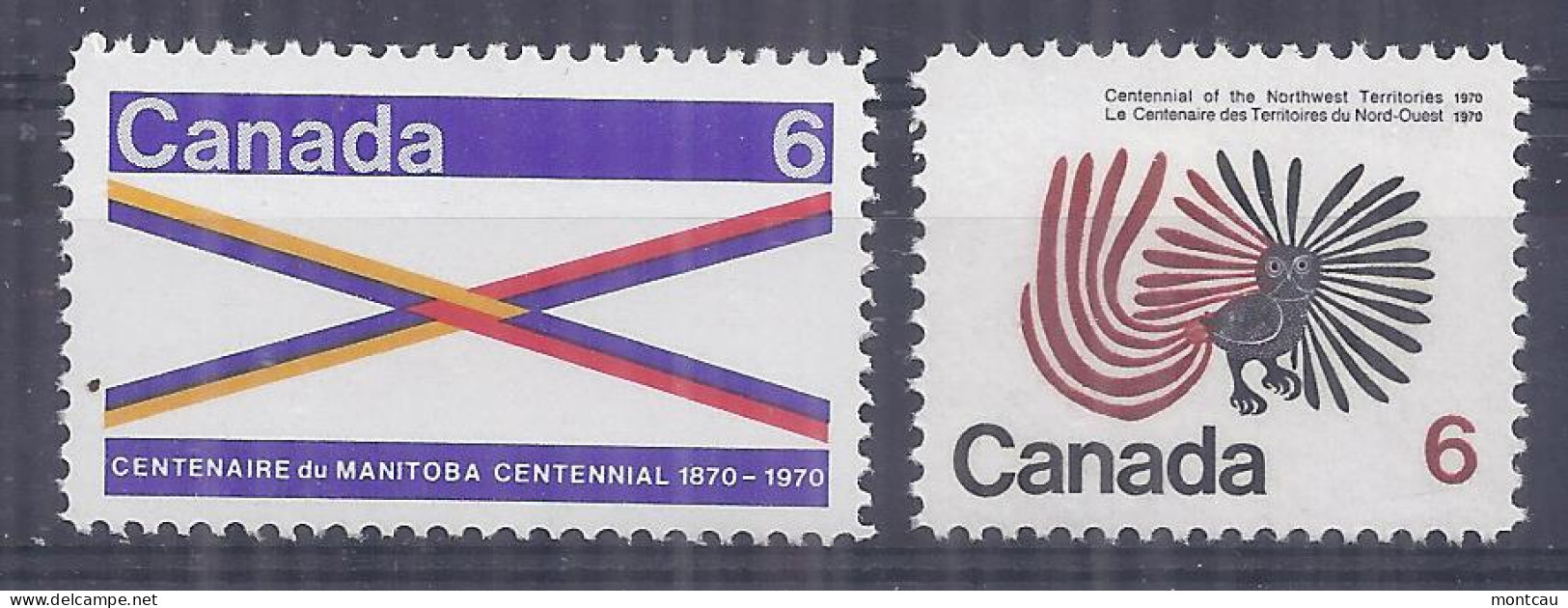 Canada 1970. Provincias . Sc=505-06 (**) - Ungebraucht