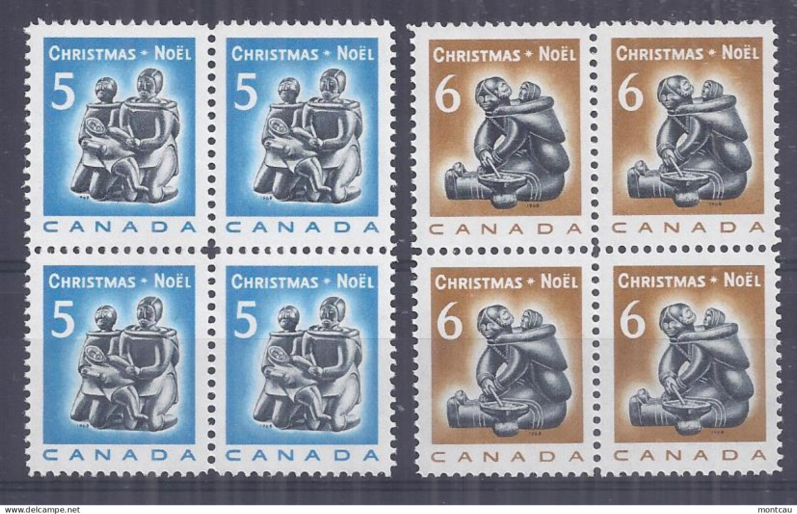 Canada 1968. Navidad . Sc=488-89 (**) - Unused Stamps