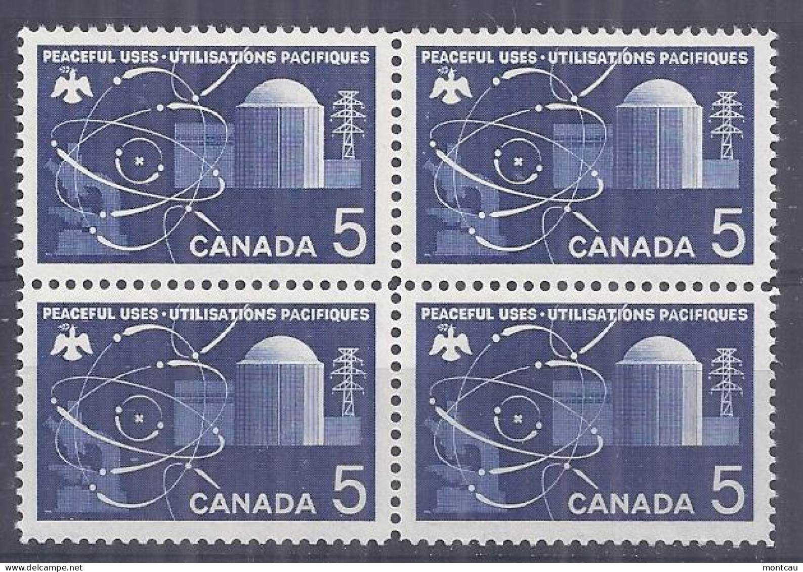 Canada 1966. Energia Atomica . Sc=449 (**) - Unused Stamps