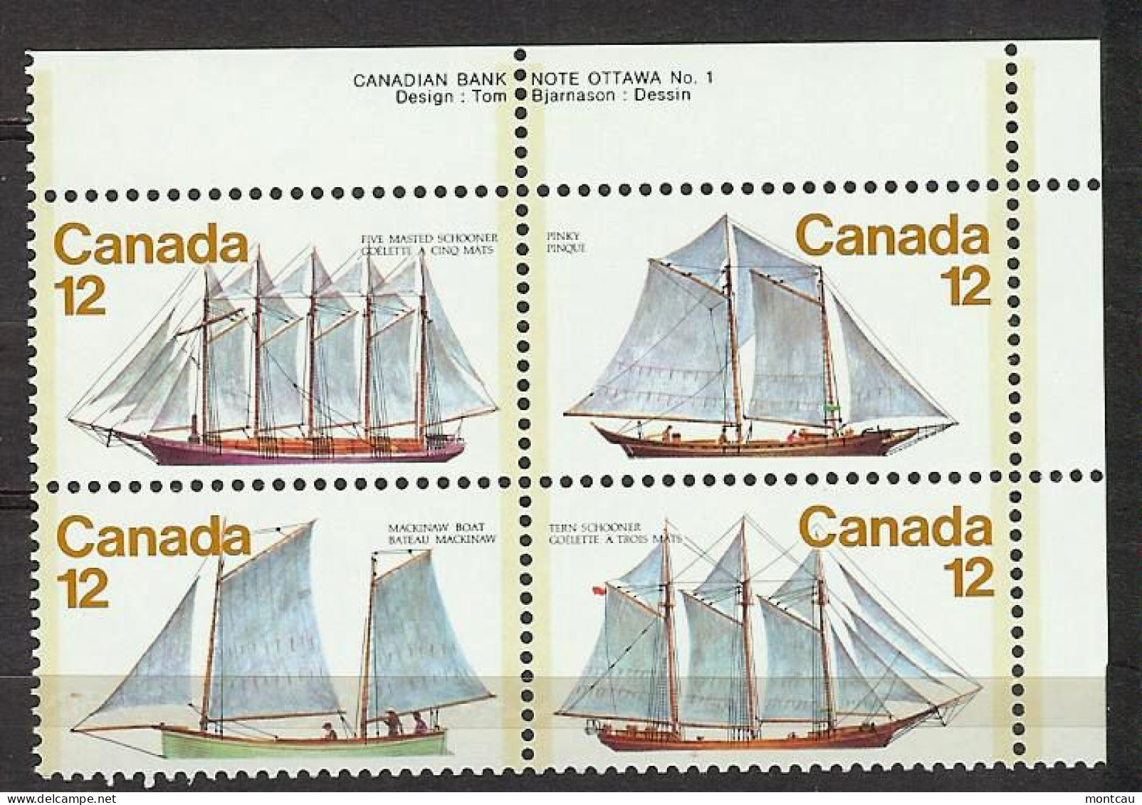 Canada 1977. Yates . Sc=724-27 (**) - Nuevos