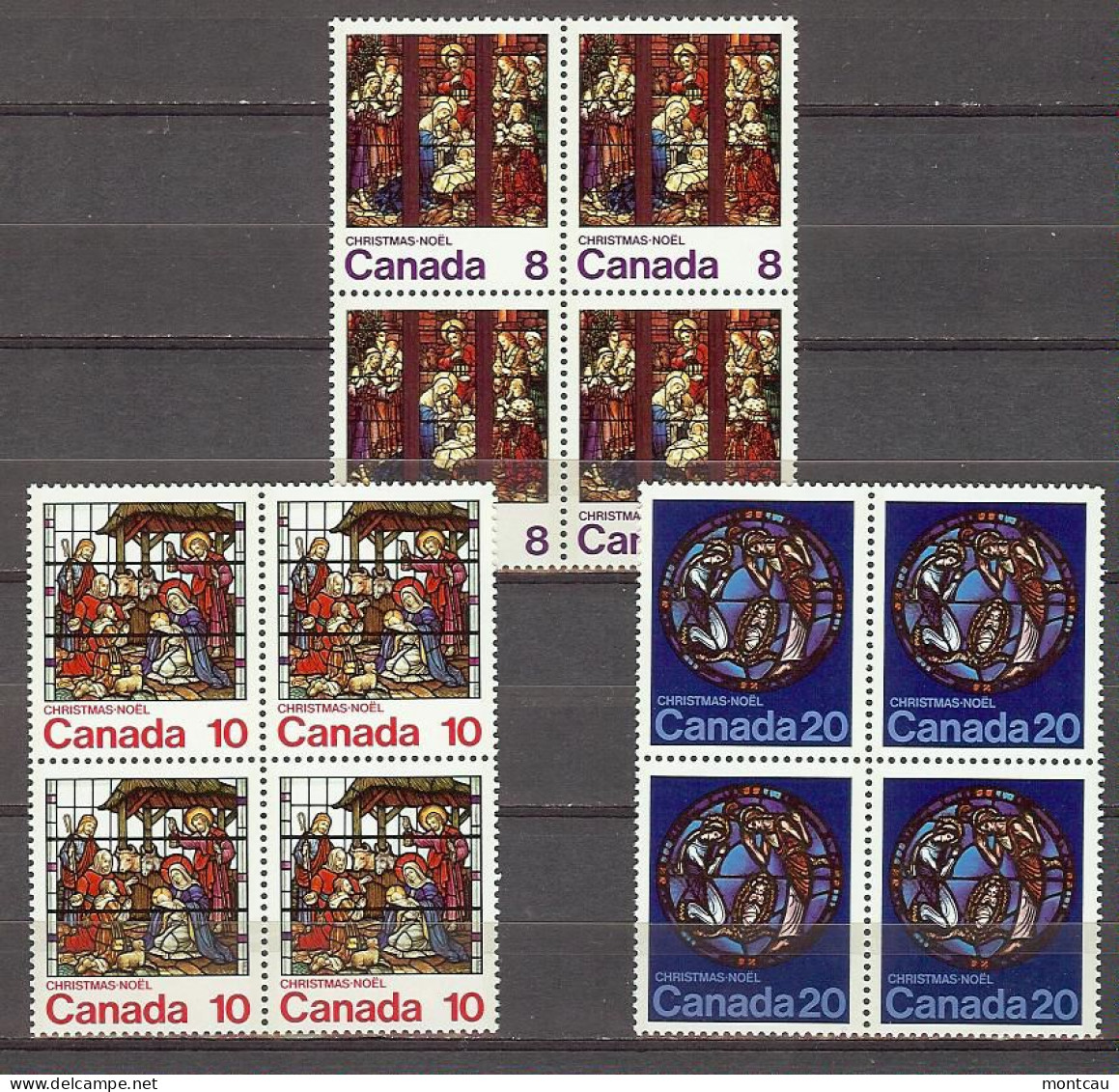 Canada 1976. Navidad . Sc=697-99 (**) - Noël