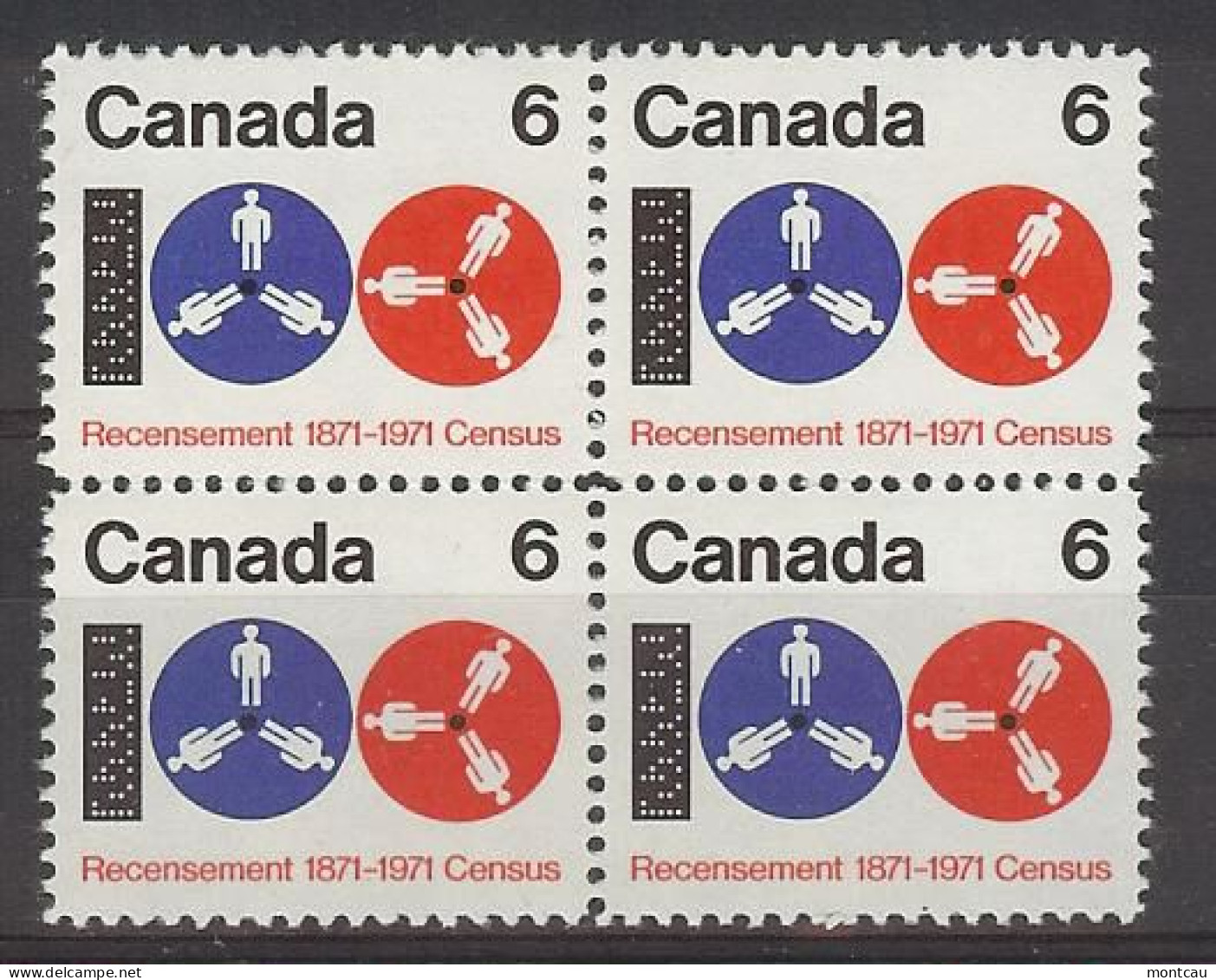 Canada 1971. Censo . Sc=542 (**) - Unused Stamps