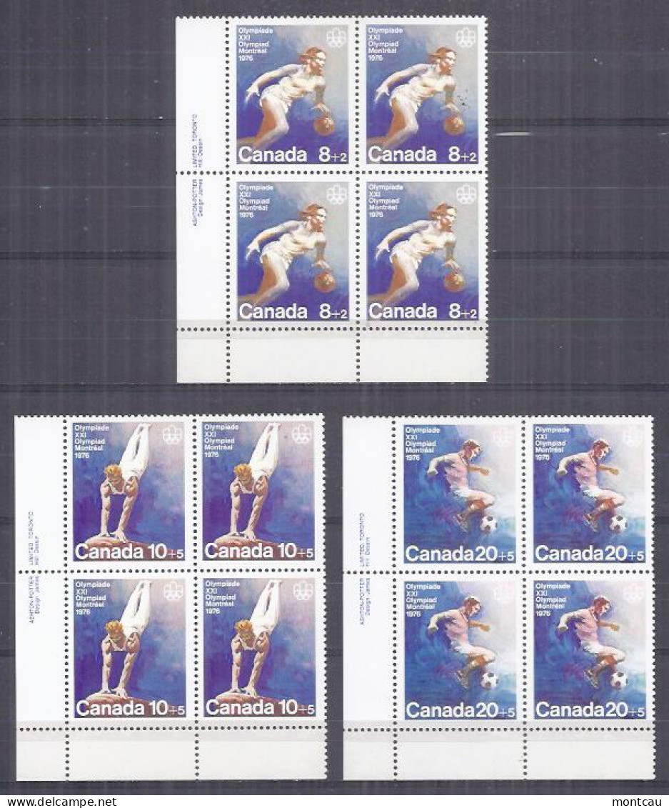 Canada 1976. JJ OO Montreal . Sc=B10-12 (**) - Unused Stamps