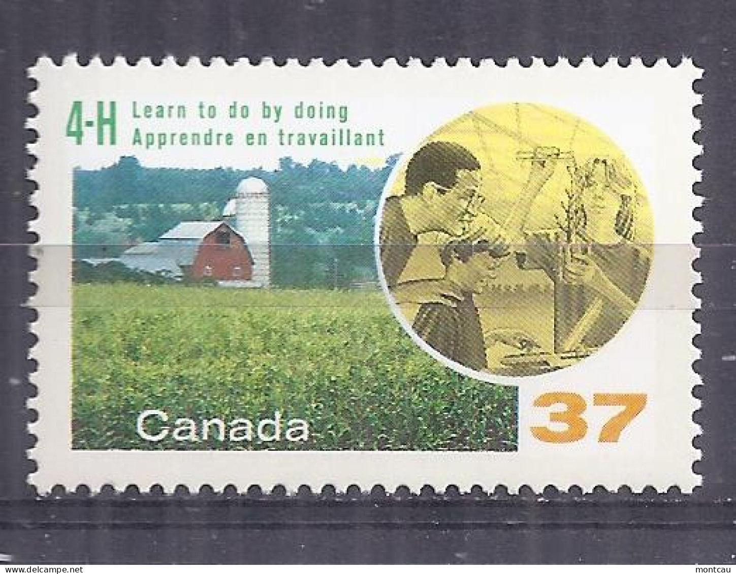 Canada 1988. 4H Clubs . Sc=1215 (**) - Unused Stamps