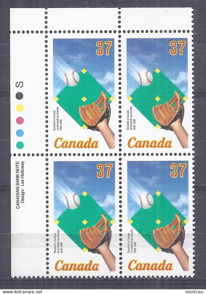 Canada 1988. Beisbol . Sc=1221 (**) - Nuevos