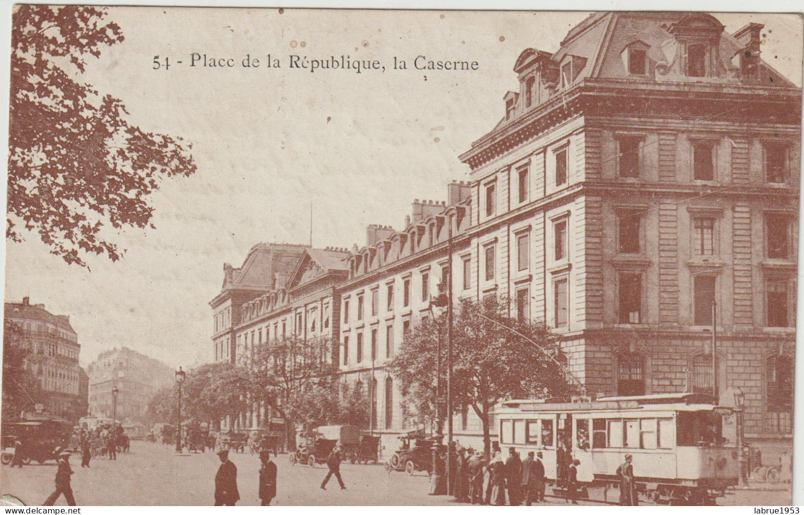 Paris - Place De La République La Caserne   (G.2685) - Sonstige & Ohne Zuordnung