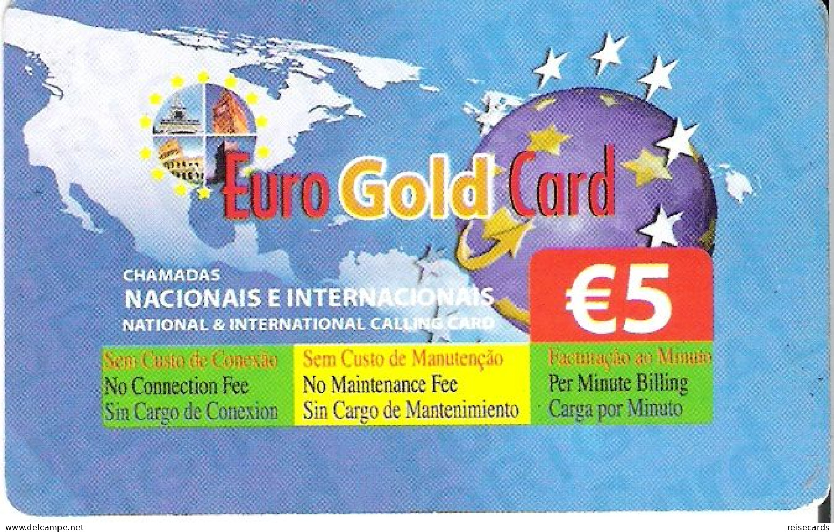 Portugal: Prepaid Novis - Euro Gold Card - Pologne