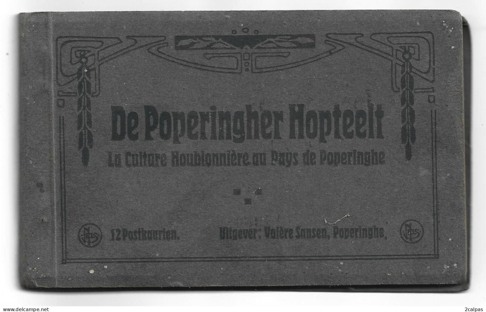 Poperinghe (Poperinge) - Belgique - Rare Carnet Complet 12 Cartes - La Culture Du Houblon - Fabrication De La Bière - Poperinge