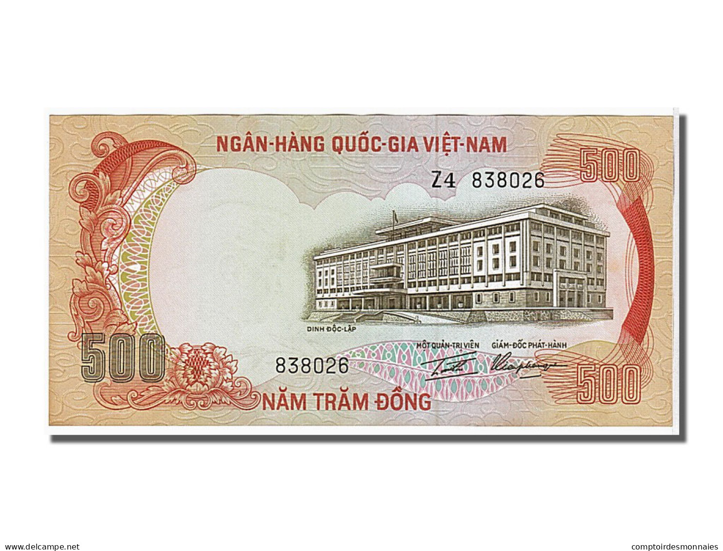 Billet, South Viet Nam, 500 Dông, 1972, KM:33a, NEUF - Viêt-Nam