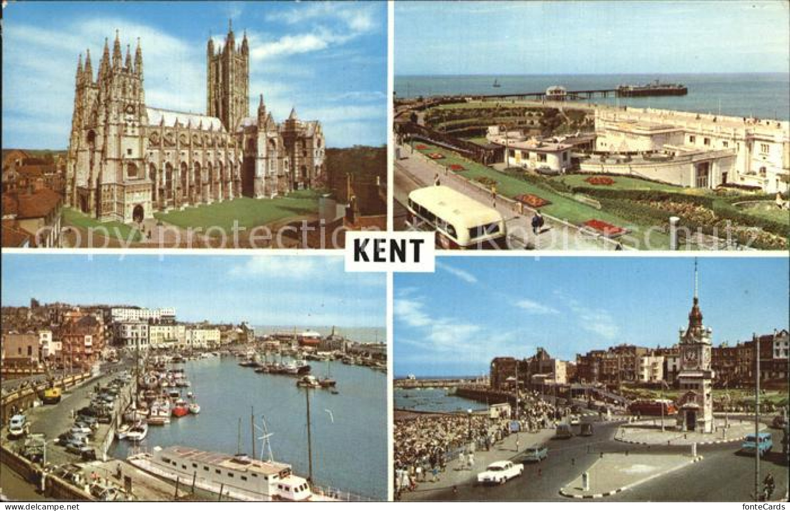 72428728 Kent The Cathedral Canterbury The Inner Harbour Ramsgate Winter Gardens - Other & Unclassified