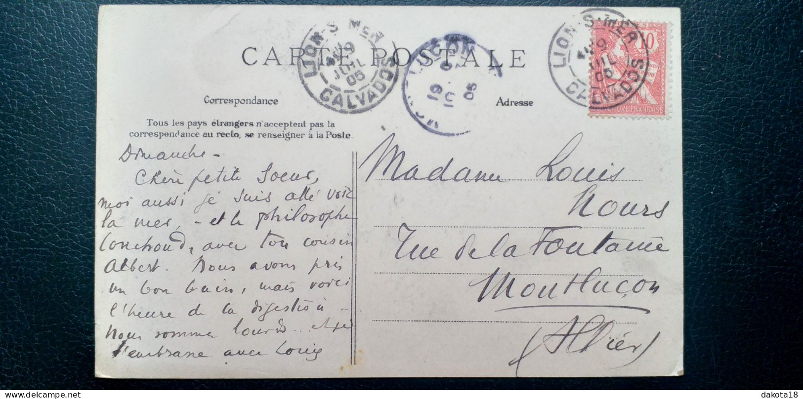 14 ,Lion Sur Mer , Côté Des Falaises Et Les Villas En 1905........vue Peu Courante - Other & Unclassified