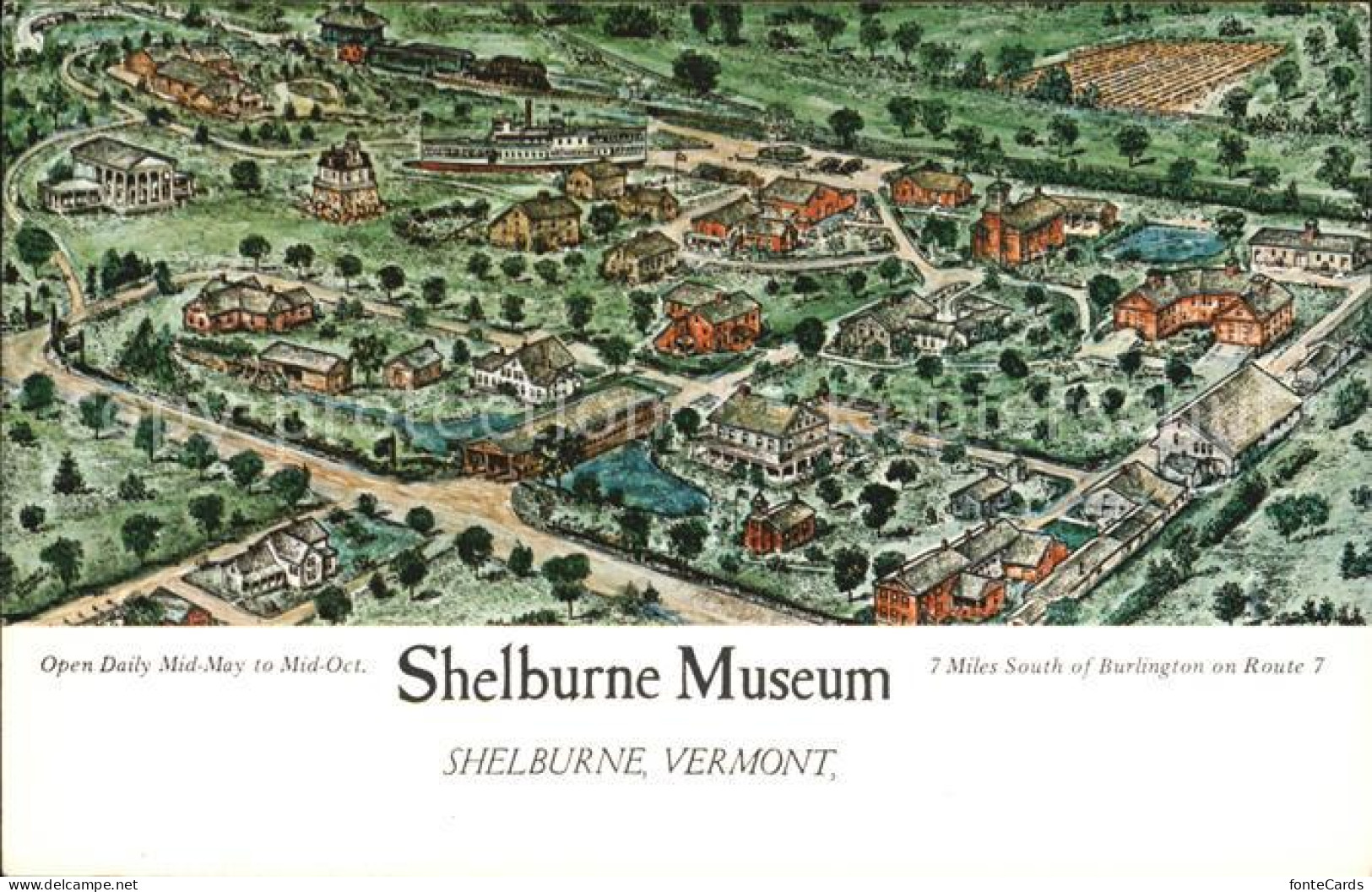 72427086 Shelburne_Vermont Shelburne Museum Kuenstlerkarte - Andere & Zonder Classificatie