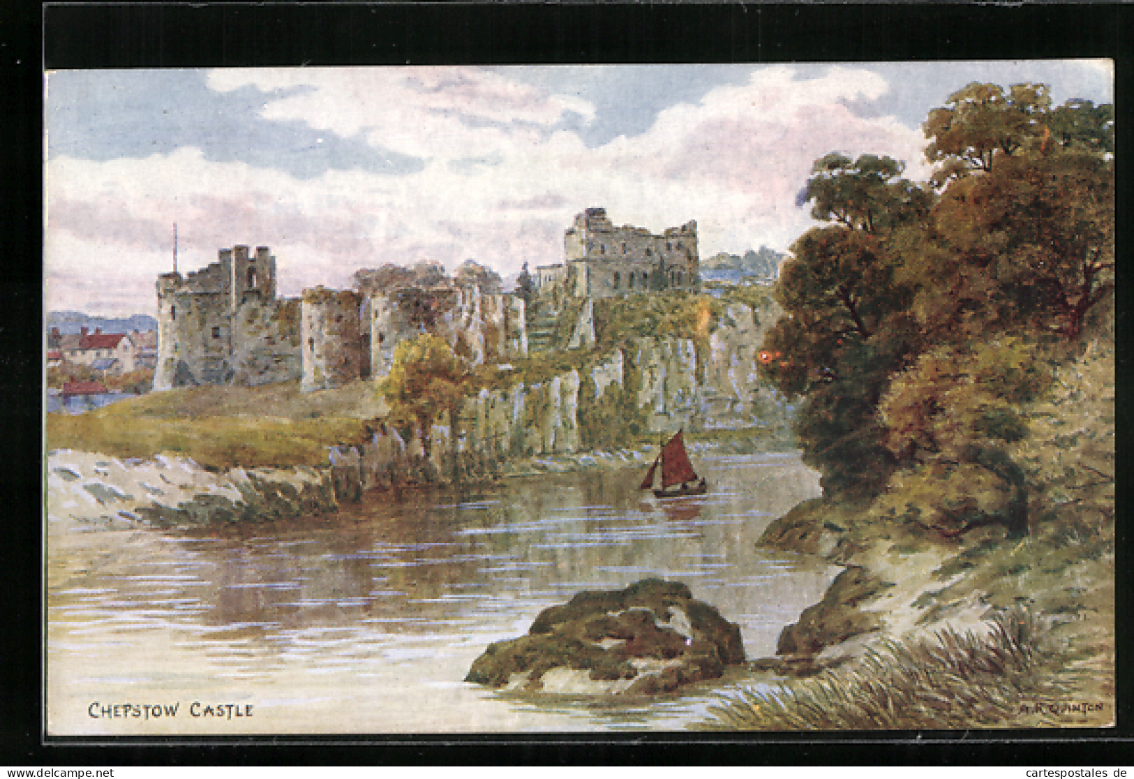 Künstler-AK A. R. Quinton: Chepstow Castle  - Other & Unclassified