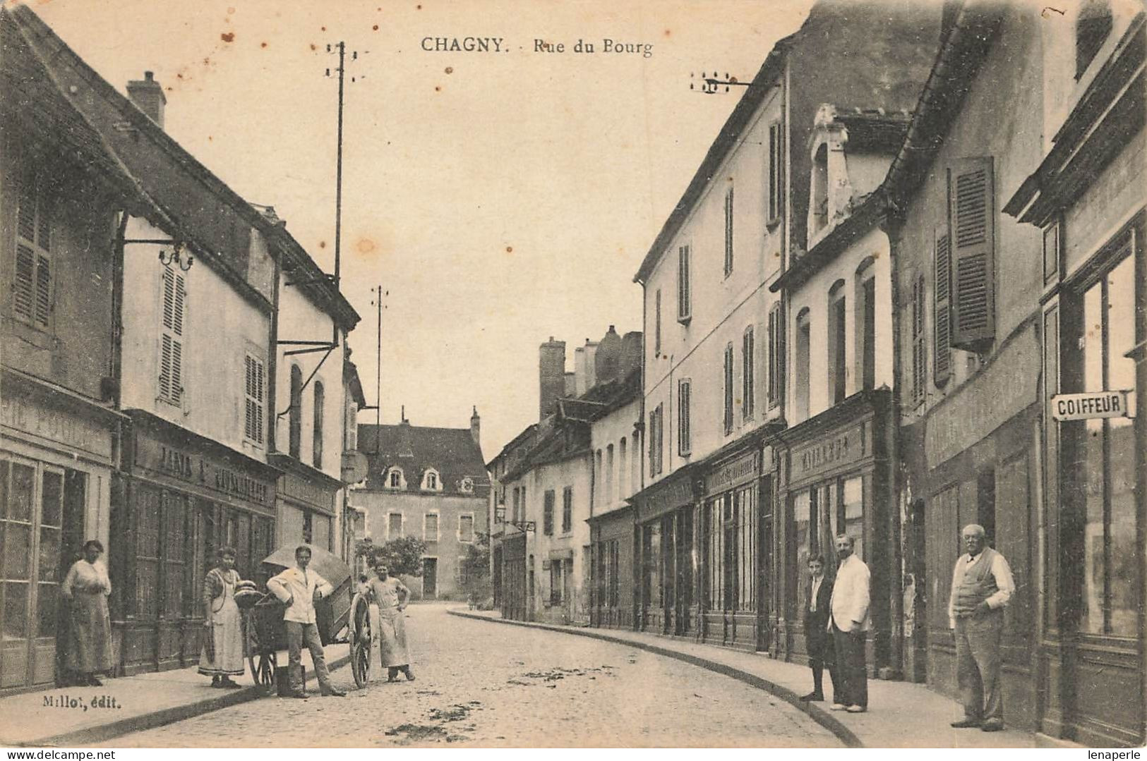 D9220  Chagny Rue Du Bourg - Chagny