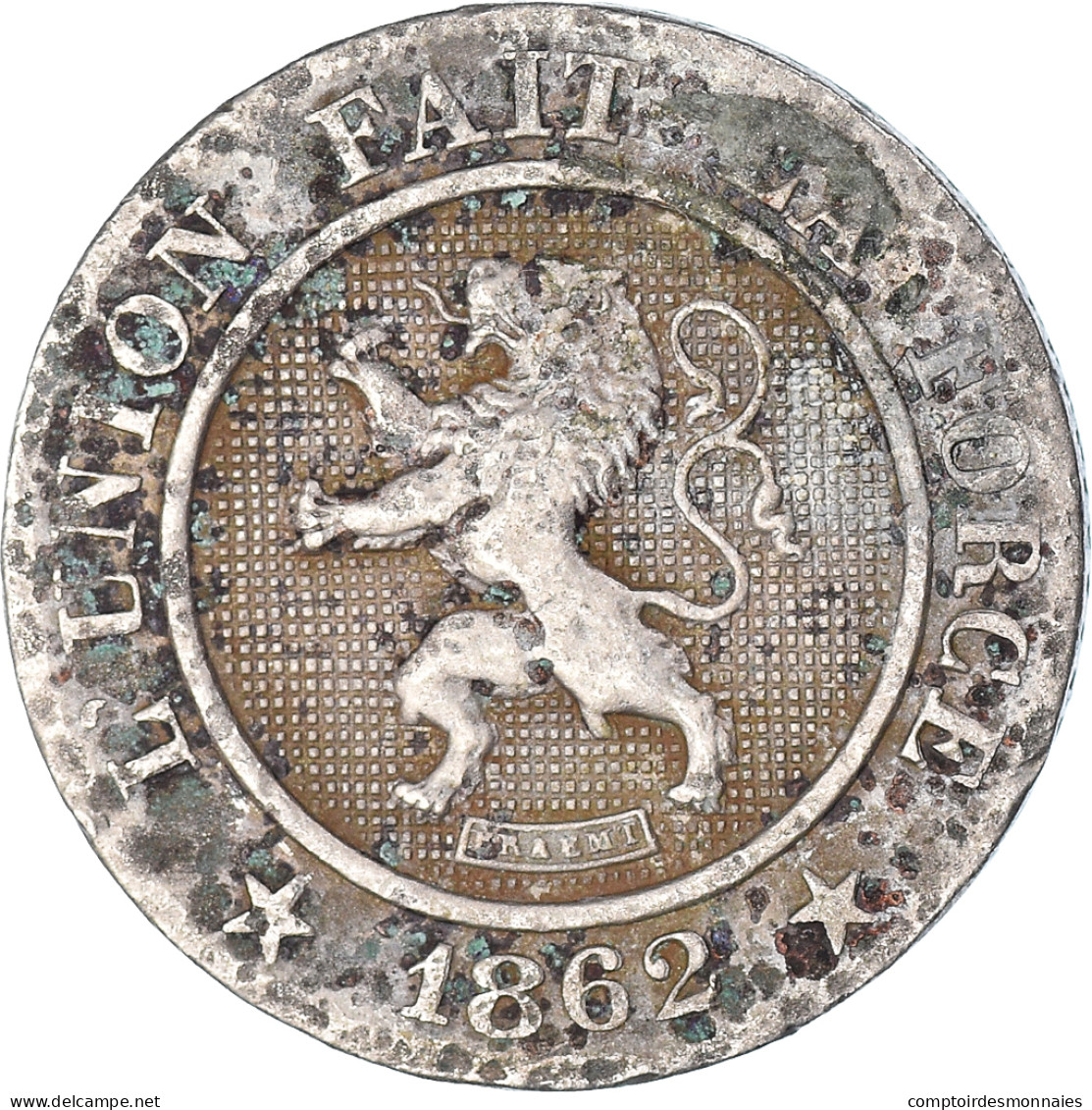 Monnaie, Belgique, 10 Centimes, 1862 - 10 Cents