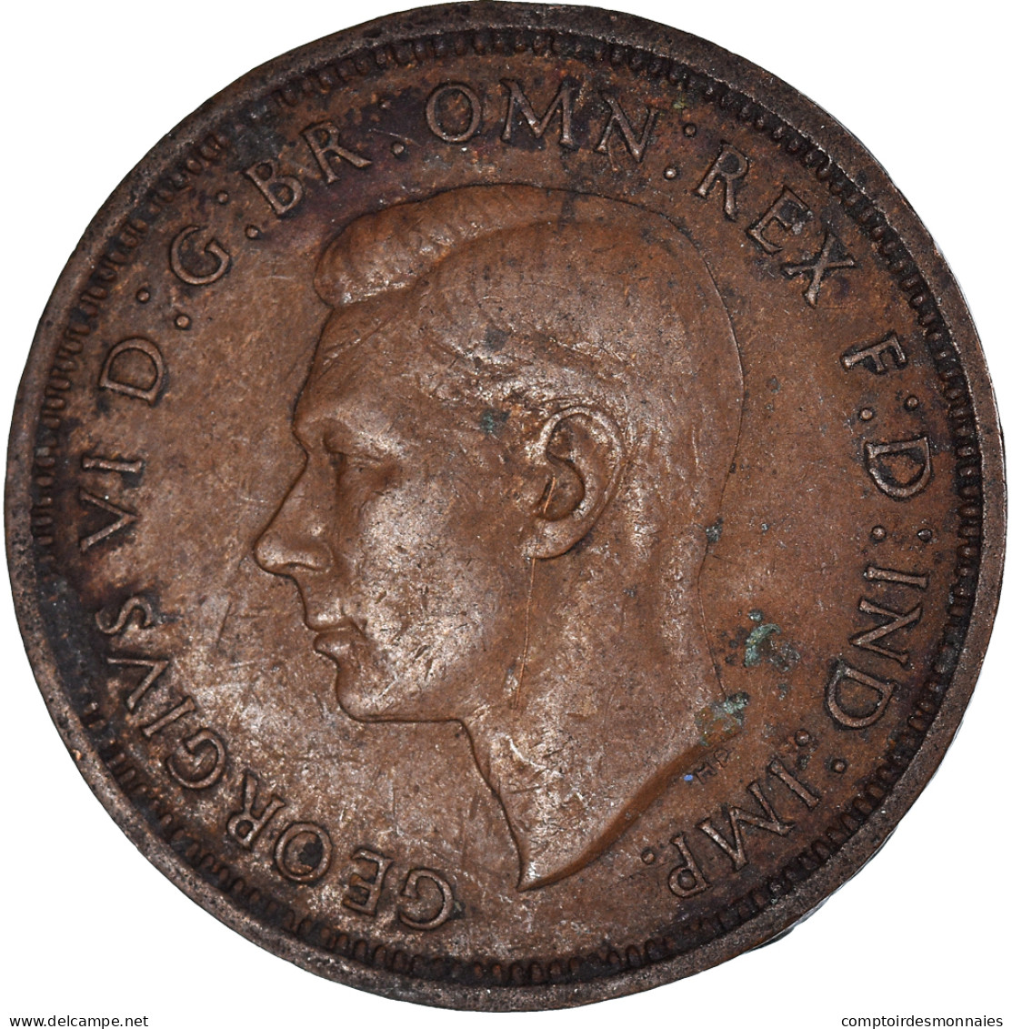 Monnaie, Grande-Bretagne, 1/2 Penny, 1940 - C. 1/2 Penny