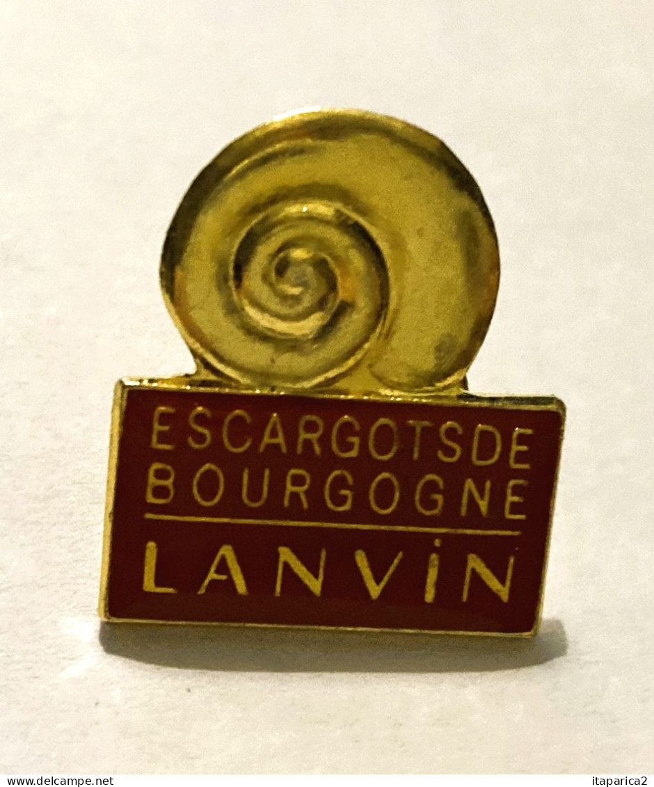 PINS ALIMENTATION CHOCOLAT ESCARGOT BOURGOGNE LANVIN /  33NAT - Levensmiddelen