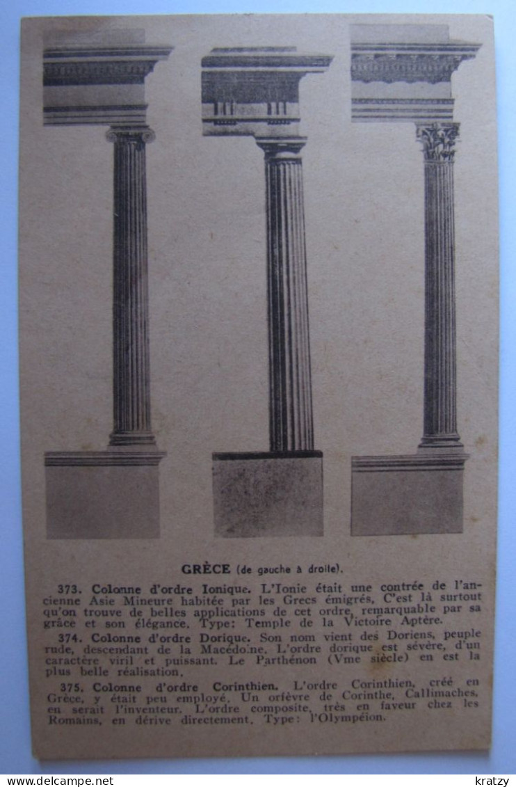 HISTOIRE - Grèce - Colonnes - Histoire