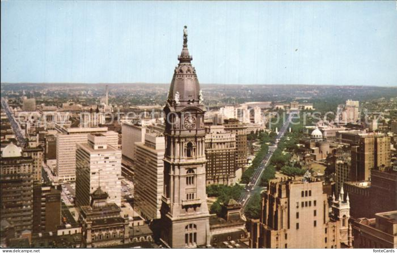 72421729 Philadelphia Pennsylvania City Hall Tower Benjamin Franklin Parkway Mus - Sonstige & Ohne Zuordnung